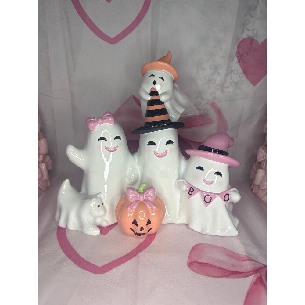 Summerween Coquette Pastel Ghost Family